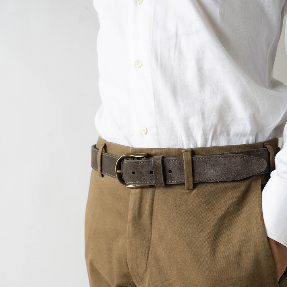 スエードベルト メンズ BANKS GRAY グレー｜ 【公式】モラルコード