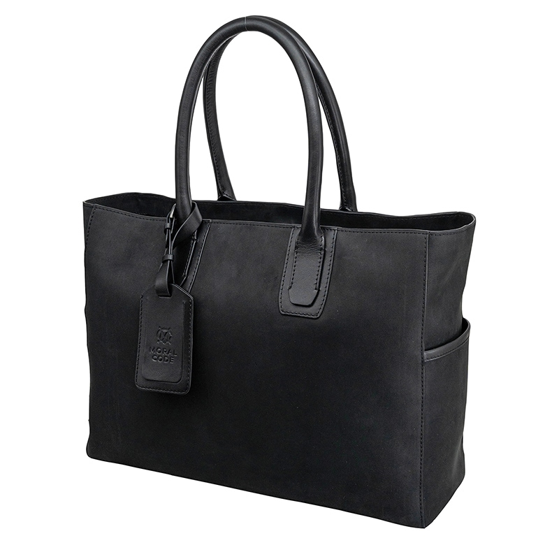 レザートートバッグ ビジネス メンズ 本革 仕事鞄 CROSBY-II MAT BLACK