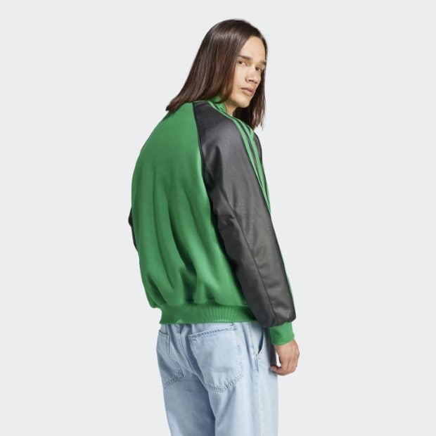 SST ボンバージャケット グリーン×ブラック｜アパレル,ジャージ