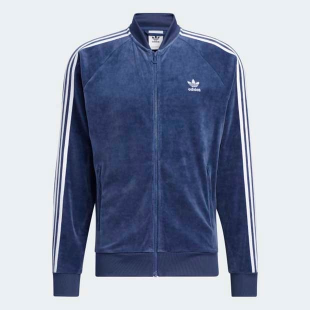 ベロア トラックジャケット テックインディゴ｜アパレル,ジャージ