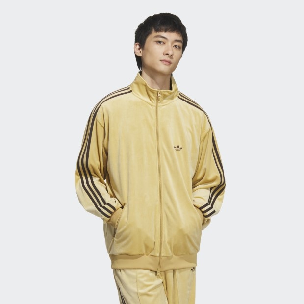 ベッケンバウアー ベロア トラックジャケット ゴールデンベージュ