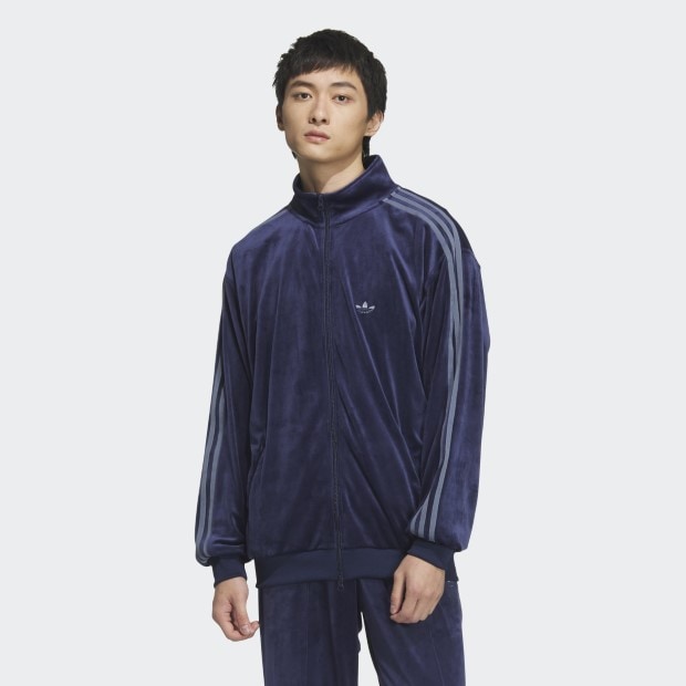 ベッケンバウアー ベロア トラックジャケット ナイトインディゴ