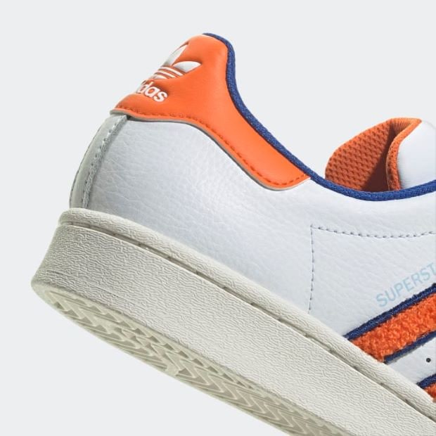 スーパースター SUPERSTAR mat10 フットウェアホワイト×オレンジ