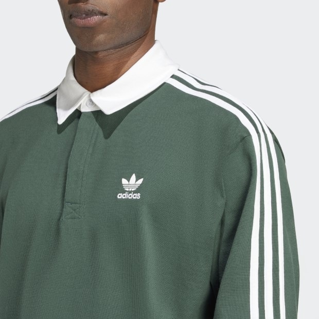 アディカラーラグビーポロシャツ ミネラルグリーン ｜アパレル,シャツ