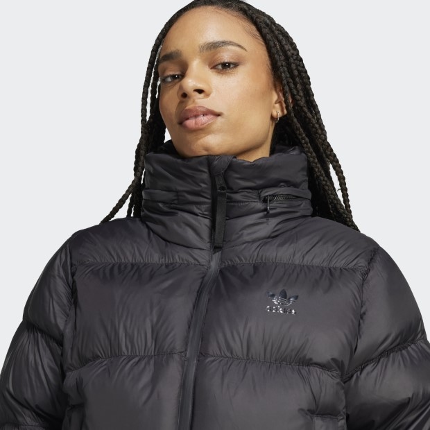 レディース REGEN クロップ ダウン パファージャケット ブラック