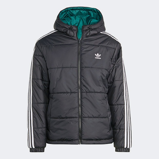 アディカラー リバーシブルジャケット ブラック×カレッジグリーン