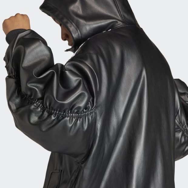 レディース Adilenium オーバーサイズ フェイクレザージャケット