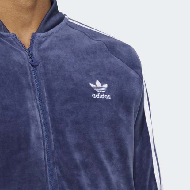 ベロア トラックジャケット テックインディゴ｜アパレル,ジャージ