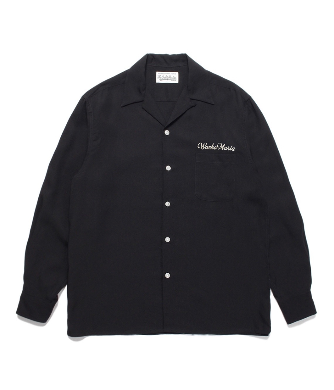 50'S SHIRT L/S (TYPE-2)【BLACK】｜WACKO MARIA｜MELTING POT（正規