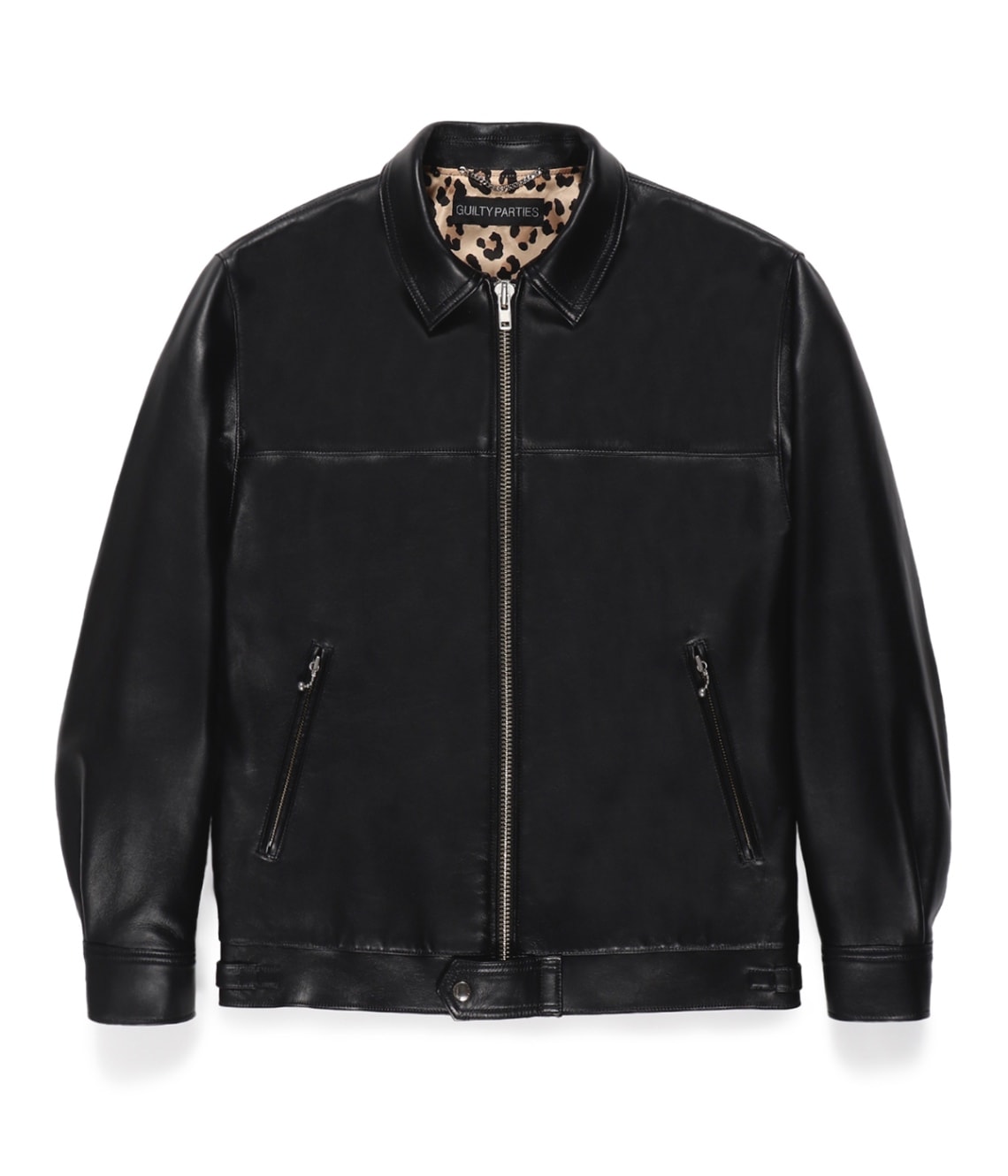 LAMB SKIN LEATHER SINGLE RIDERS JACKET (TYPE-2)【BLACK】｜WACKO