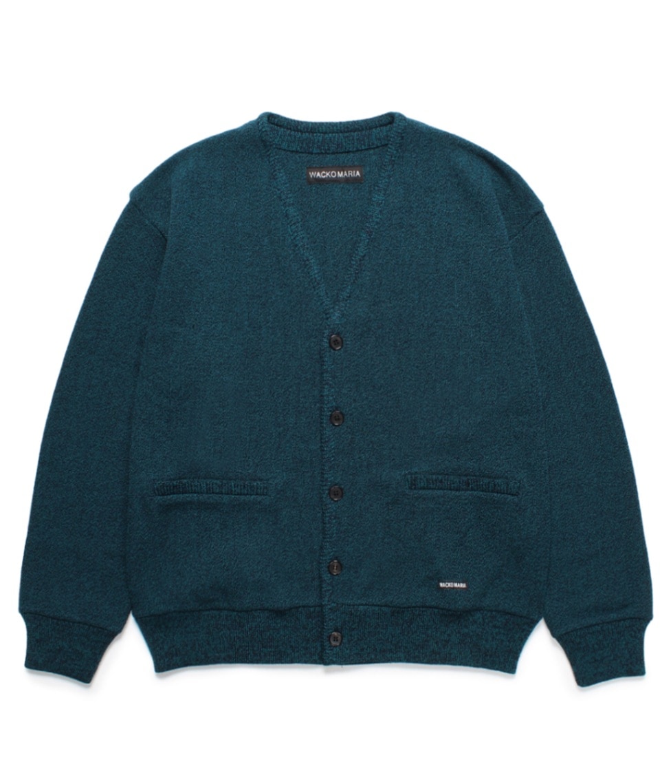 CLASSIC KNIT CARDIGAN【GREEN】｜WACKO MARIA｜MELTING POT（正規取扱