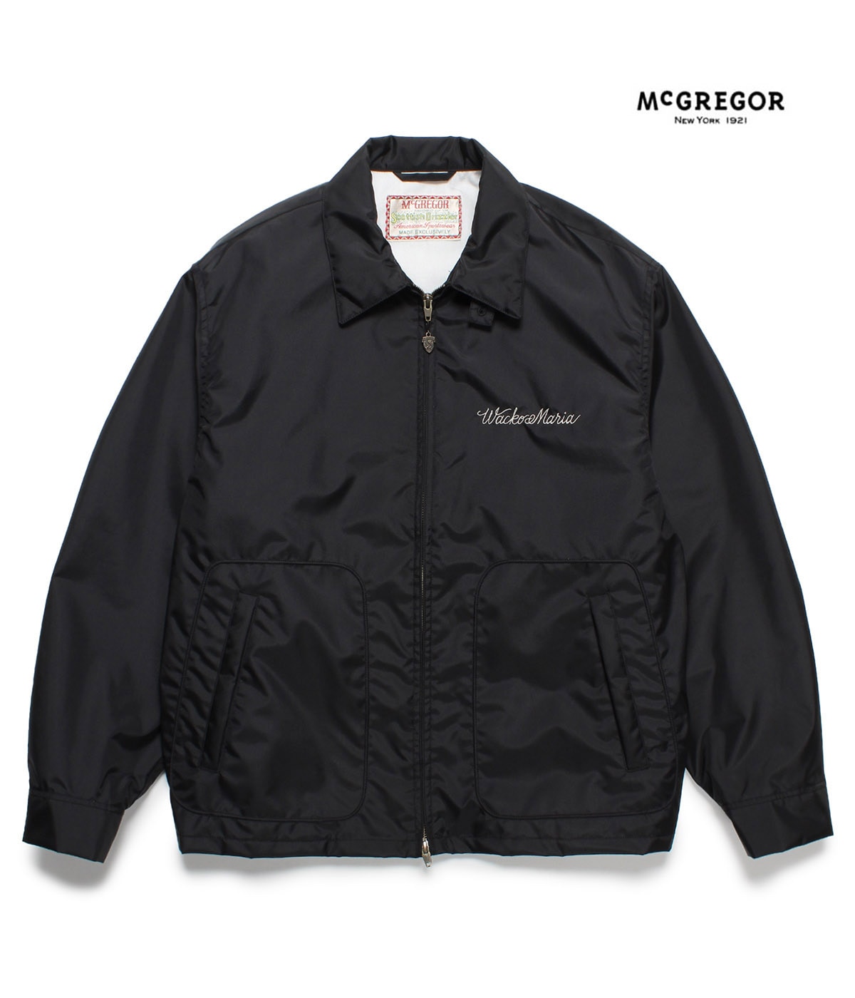 MCGREGOR / NYLON DRIZZLER JACKET【BLACK】｜WACKO MARIA｜MELTING