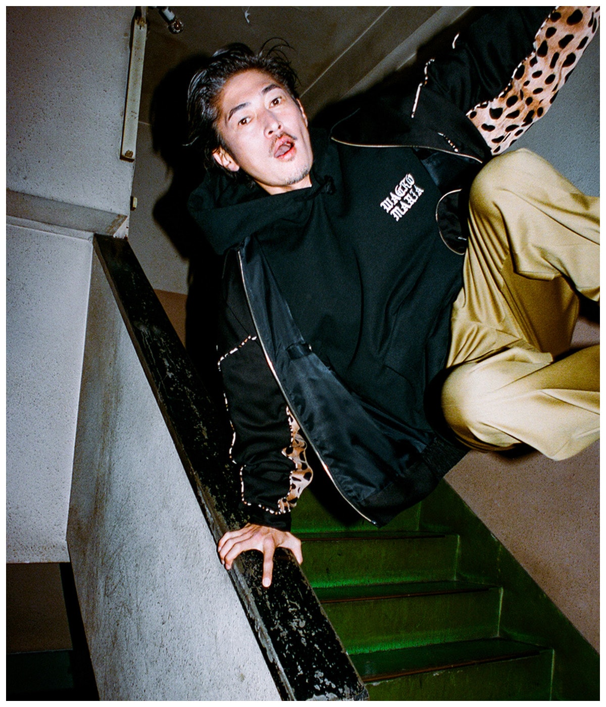 LEOPARD WESTERN JACKET【BLACK】｜WACKO MARIA｜MELTING POT（正規