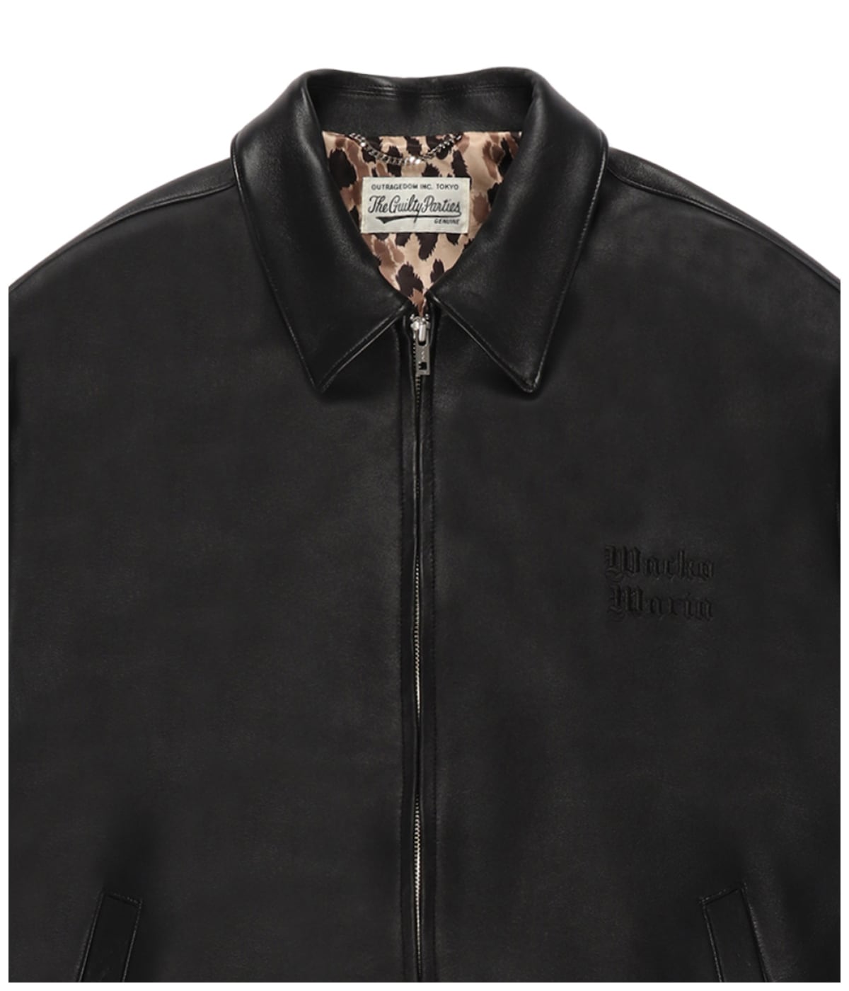 LEATHER 50'S JACKET (TYPE-2)【BLACK】｜WACKO MARIA｜MELTING POT