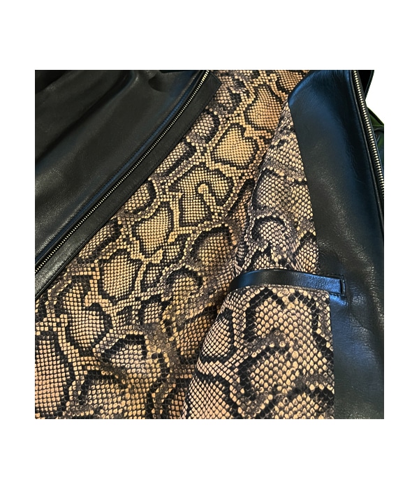 SINGLE RIDERS LEATHER JACKET (TYPE-2)【2 Colors Available】｜WACKO