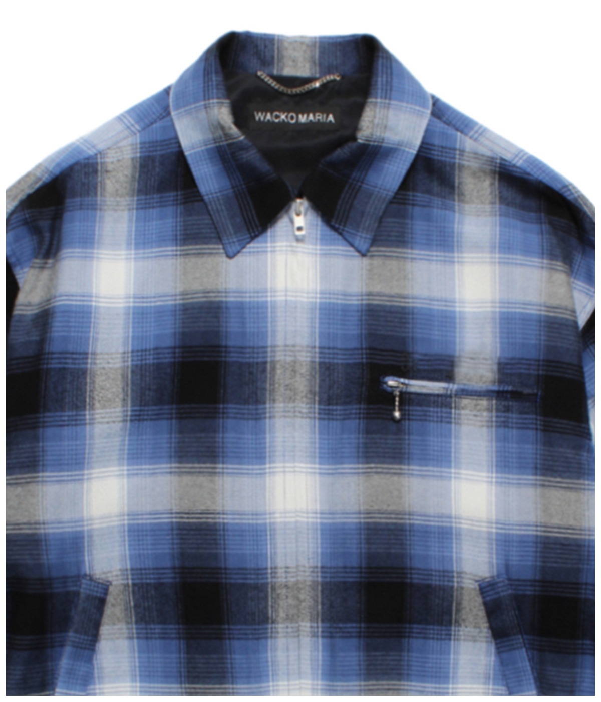 OMBRE CHECK 50'S JACKET (TYPE-1)【BLUE】｜WACKO MARIA｜MELTING POT