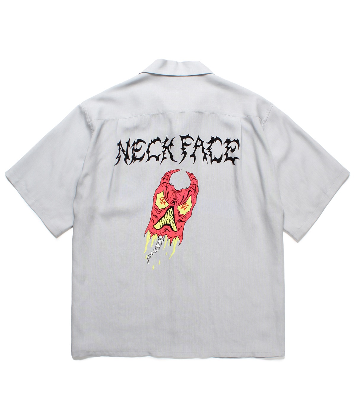 NECK FACE / HAWAIIAN SHIRT【GRAY】｜WACKO MARIA｜MELTING POT（正規