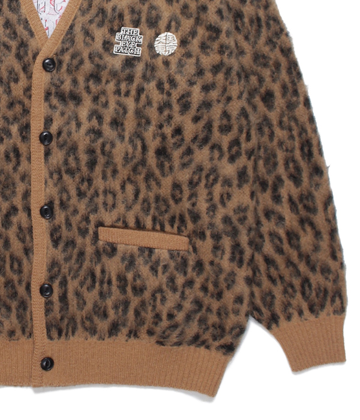 BlackEyePatch / LEOPARD MOHAIR CARDIGAN【BROWN】｜WACKO MARIA