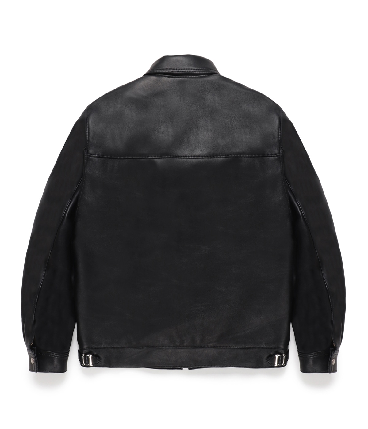 LEATHER SINGLE RIDERS JACKET (TYPE-2)【BLACK】｜WACKO MARIA