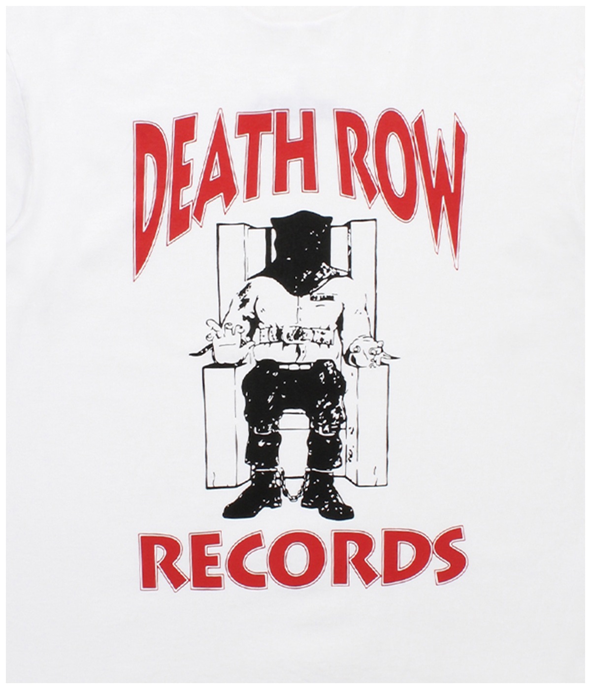DEATH ROW RECORDS / WASHED HEAVY WEIGHT T-SHIRT【WHITE】｜WACKO