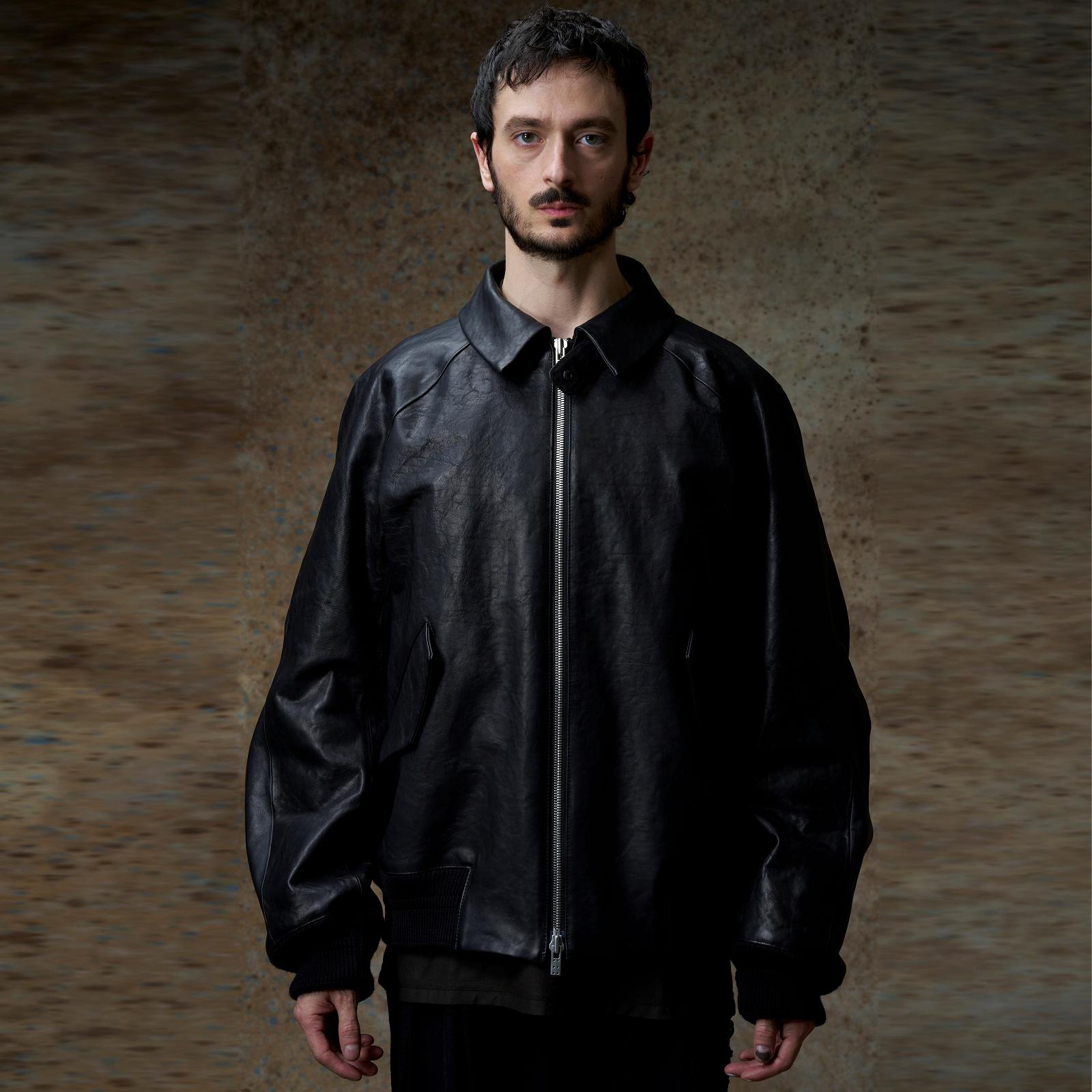 DEVOA（デヴォア）Leather jacket Loose fit/ BLACK | DEVOA（デヴォア