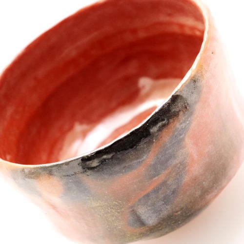 抹茶碗 赤楽茶碗 佐々木松楽 作 通年物の通販は【みのる園】