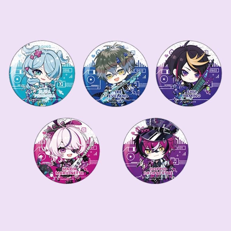 4/23〆切】ミニキャラ缶バッジ にじさんじEN中国限定 エレクトロニック