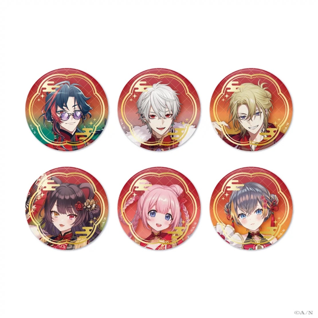 在庫販売】ランダム缶バッジ にじさんじChinese New Year 2025中国限定