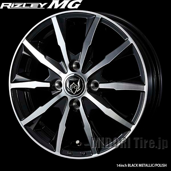 Weds RIZLEY MG｜ 12インチ×4.0〈4枚〉｜軽自動車用ホイール