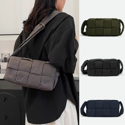 ボッテガ風 イントレチャート クロスボディバッグ BOTTEGA VENETA 風