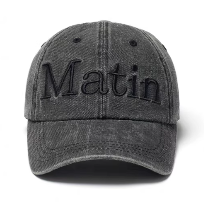 MATIN KIM ボールキャップ MATIN LOGO WASHED BALL CAP｜MIRISE