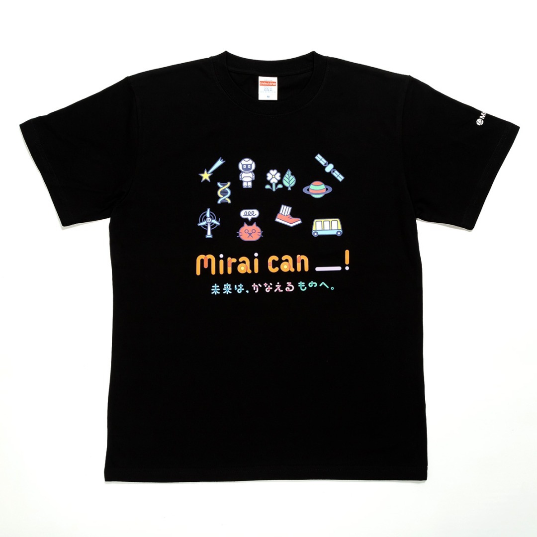 Miraikan オリジナルTシャツ（ブラック）[M/L/XL] | アパレル | 日本
