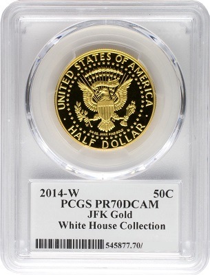 銀行振込5％オフ】 2014年W ケネディ 50セント 50周年記念プルーフ金貨