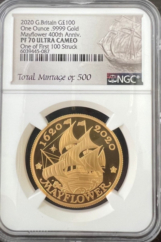 銀行振込割引なし】【会員様割引なし】 2020年 英国 メイフラワー号