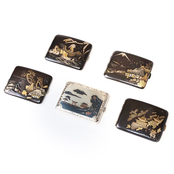 銀製煙草入れ | 宮本商行オンラインショップ : 銀製品 宮内庁御用達