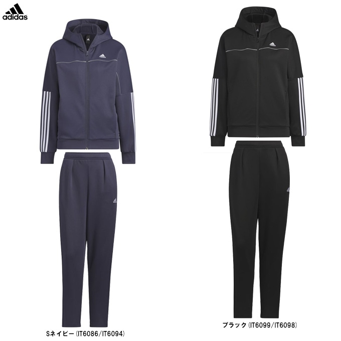 adidas（アディダス）W 247 裏起毛スウェットFZフーディ パンツ 上下