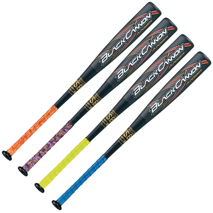 ☆ZETT（ゼット）限定 少年軟式用FRP製バット ブラックキャノンAパワー