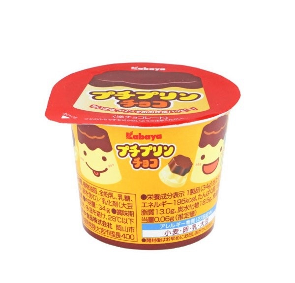 カバヤ プチプリンチョコ×12個入り×1BOX 夏季クール便配送（別途330円