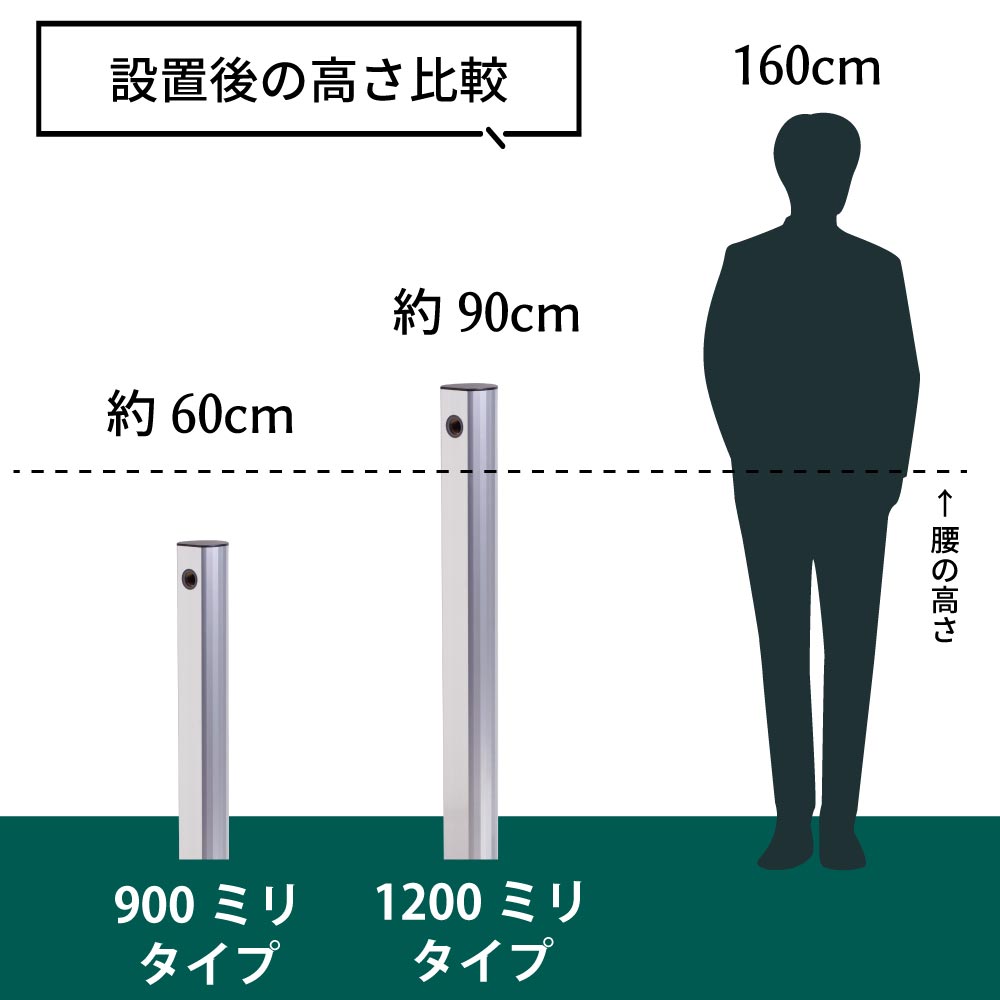 二口 水栓柱 レゼーナ 1200mm（シルバー）｜おしゃれな2口立水栓｜全長