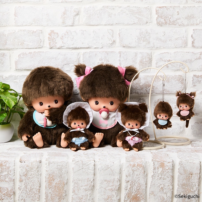 顔でかベビチッチ SS 女の子 キーチェーン|【ぬいぐるみのセキグチ