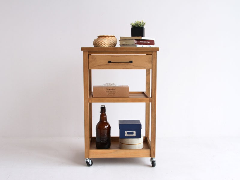 キャスター付きキッチンワゴン | ソフトヴィンテージ | インテリア