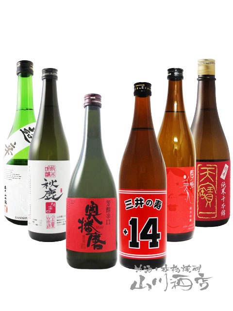 人気の日本酒 大辛口 飲み比べ 720ml 6本セット 【 6636 】【 日本酒