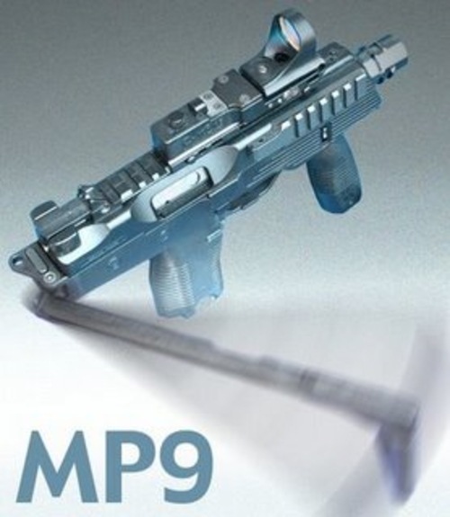 KSC・ガスブローバックSMG・MP9(G) エアーガン ガスガン サバゲー
