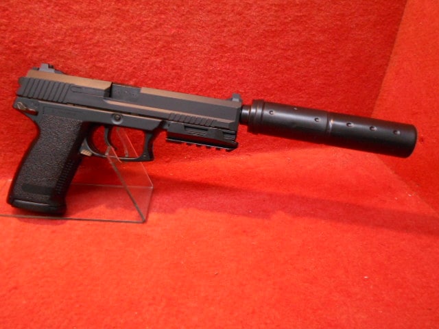 S2Sフィックスドガスガン・ソーコムMK23＆サイレンサー | 固定ガスガン