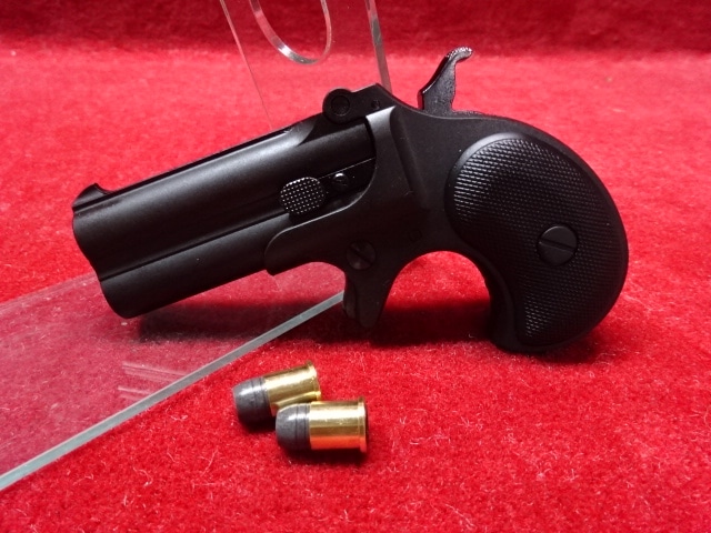 マルシン デリンジャー カートリッジ仕様 ダブルバレル ブラックHW