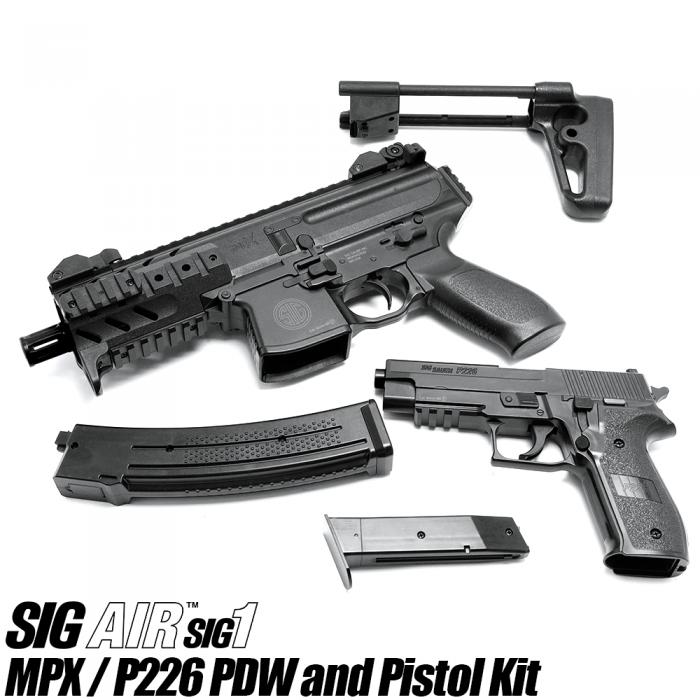 SIG AIR SIG MPX P226 Pistol Kit エアーコッキングガン シグエアー