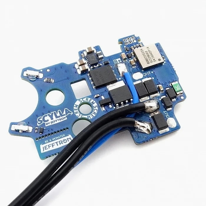Jefftron 電子トリガー Scylla V2 後方配線 スキュラ | 電動ガンメカ