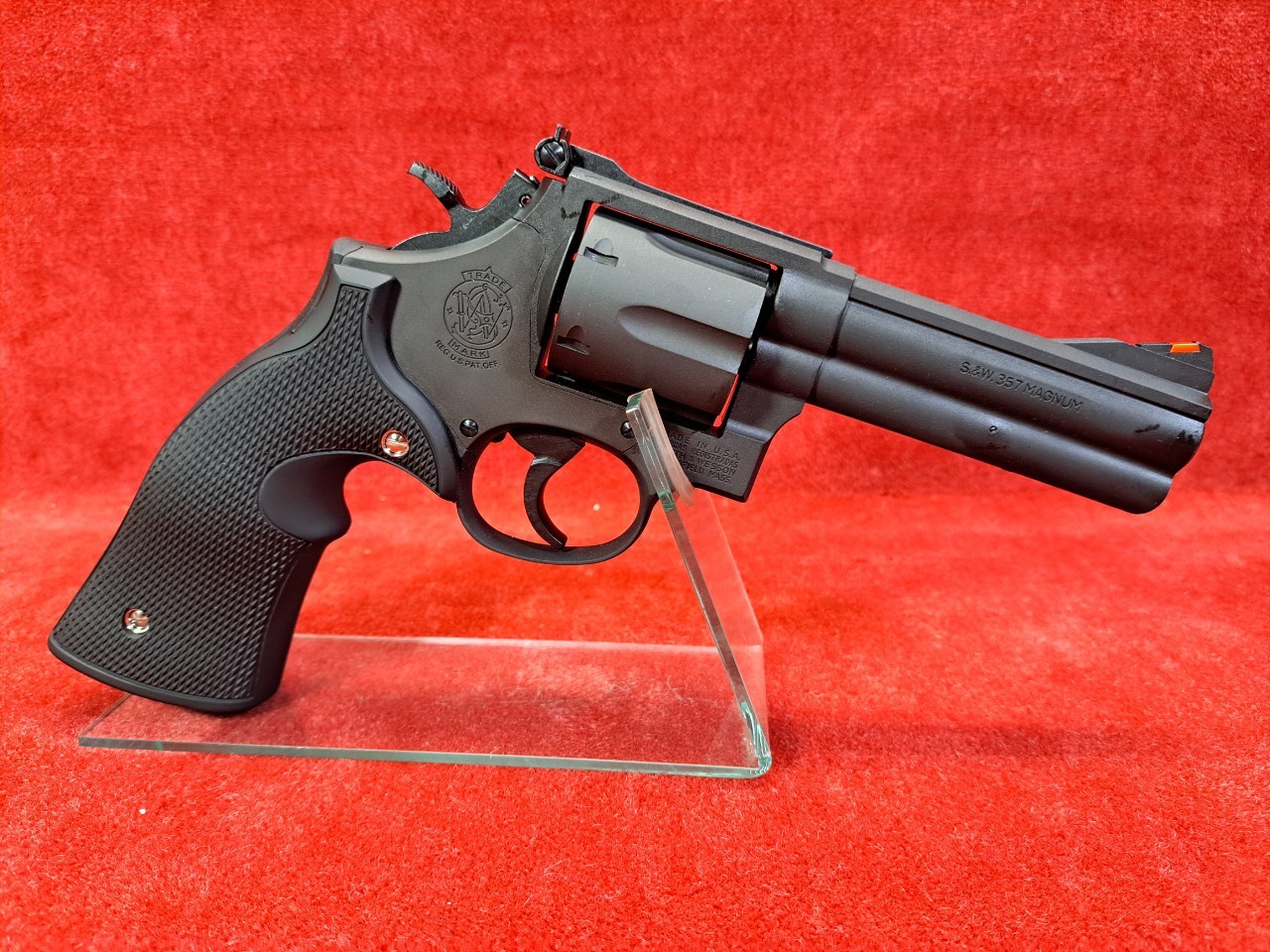 店内全品5％OFFクーポン】マルシン 発火型モデルガン S&W M586 HW BK 4