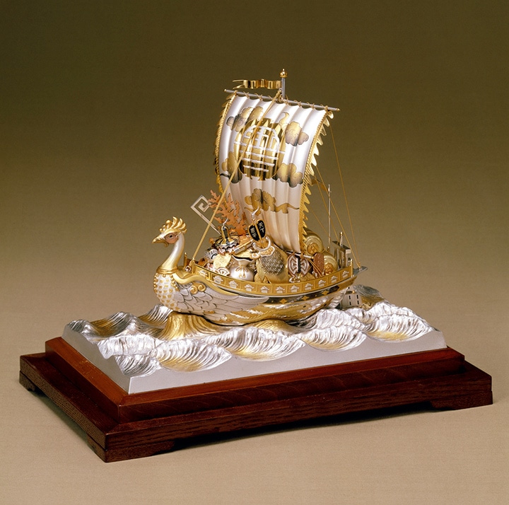 武比古 銀製 宝船 鳳凰 1号 | 銀製品,武比古 | 森銀器製作所公式