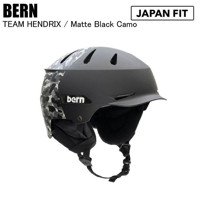 BERN バーン BE-SM34T23BCH TEAM HENDRIX Matte Black Camo hatstyle